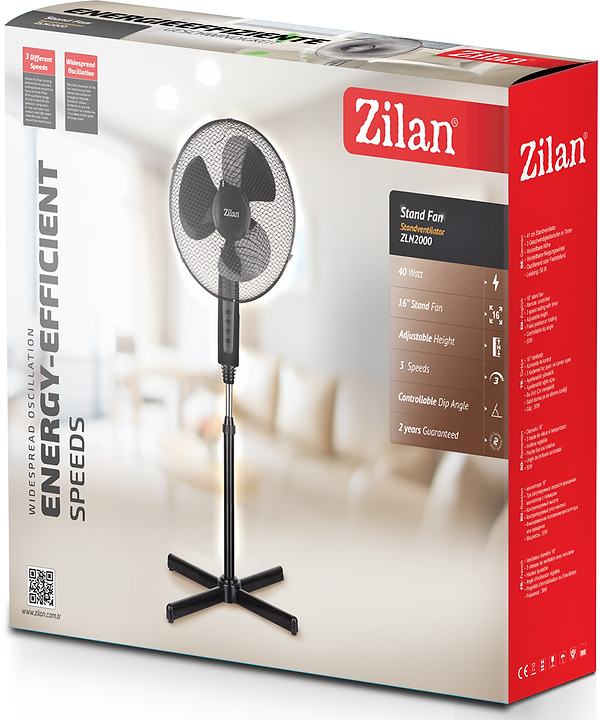 Фото - Вентилятор напольный Zilan ZLN2000