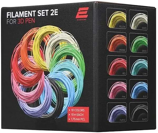 Фото - 3D пластик 2E для 3D ручки 1.75 мм PCL (10 кол*10м) (2E-L-BH010)