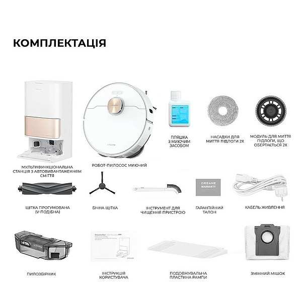 Фото - Робот-пилосос миючий Dreame Bot L10s Pro Ultra Heat (RLL82CE)