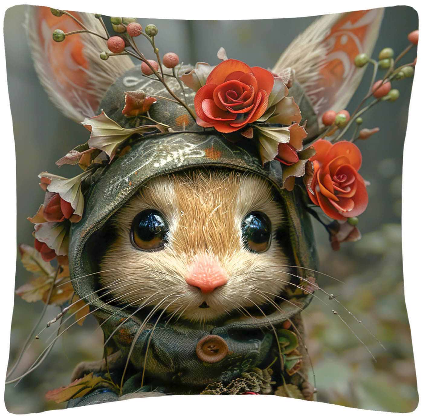 Подушка декоративная Home Line ПОЛУПАНАМА Зверушка в капюшоне (СД) 45х45 (189213)