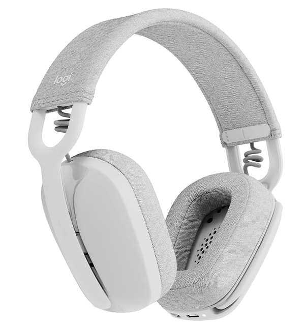 Фото - Гарнітура бездротова Logitech Zone Vibe 100 Wireless Off White (981-001219)