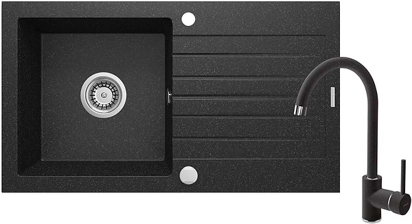 Фото - Мийка кухонна+змішувач Deante Zorba ZQZ_2113+BEN_262M (ZQZV2113) Фото - Мийка кухонна+змішувач Deante Zorba ZQZ_2113+BEN_262M (ZQZV2113)