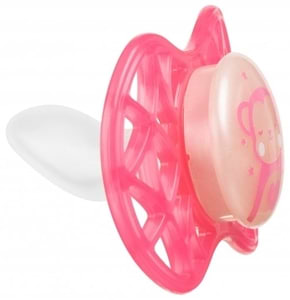 Фото - Ортодонтическая пустышка Nuvita Air55 Explorer 6m+ (обезьяна, сова) 2 шт. (NV7086GF)