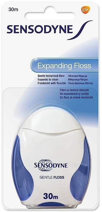 Зубная нить Sensodyne д/дел чищ зуб и десен 30 м (5000347084065)