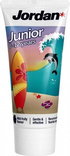 Фото - Зубна паста дитяча Jordan Junior 6-12 років (1200207)