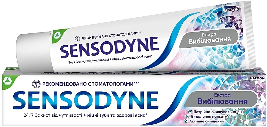 Зубная паста Sensodyne Экстра отбеливания 75 мл (5054563238504)