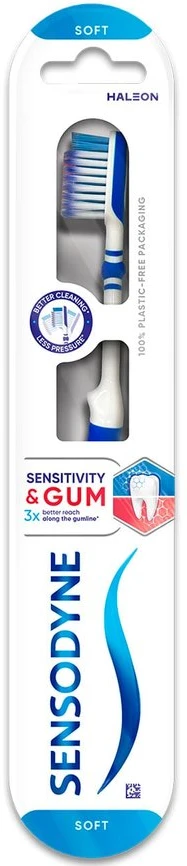 Зубная щетка Sensodyne Чувствительность зубов и защита десен (5054563062864)