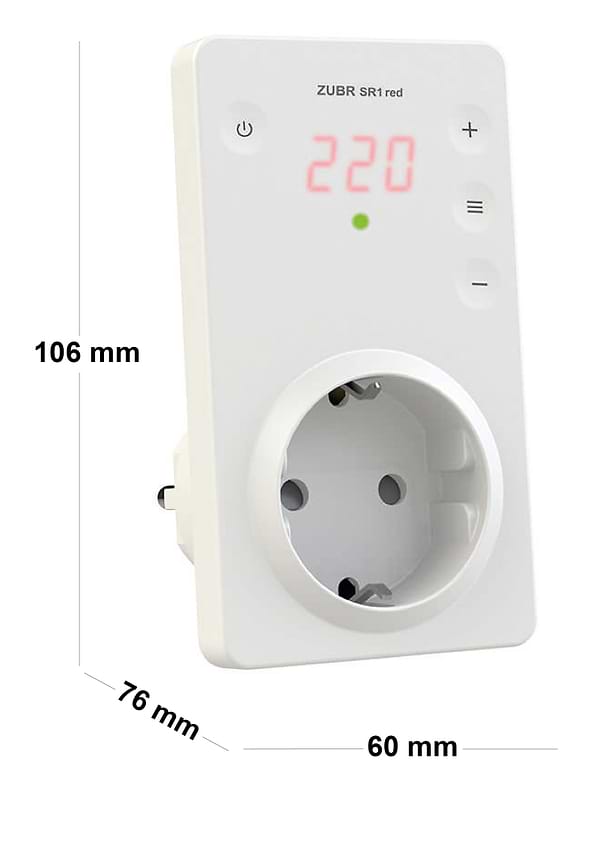 Фото - Автомат захисту від сплесків напруги ZUBR SR 1 Red
