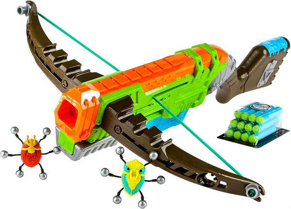 Фото - Бластер многозарядный ZURU X-Shot скорострельный бластер Crossbow Вогонь по жукам (2 жука, 12 патронов) (4817)