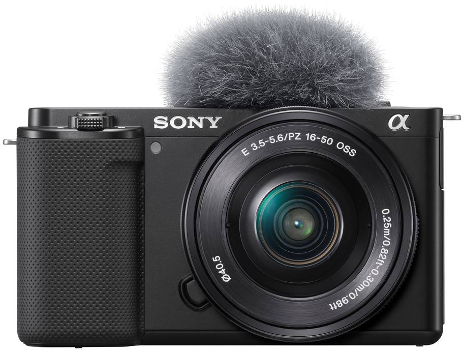 Фотокамера бездзеркальна Sony Alpha ZV-E10 kit 16-50mm Black (ZVE10LB.CEC) - Фото 1