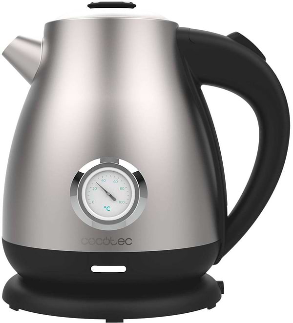 Фото - Електричний чайник Cecotec Thermosense 620 Retro Steel (CCTC-01458) Фото - Електричний чайник Cecotec Thermosense 620 Retro Steel (CCTC-01458)