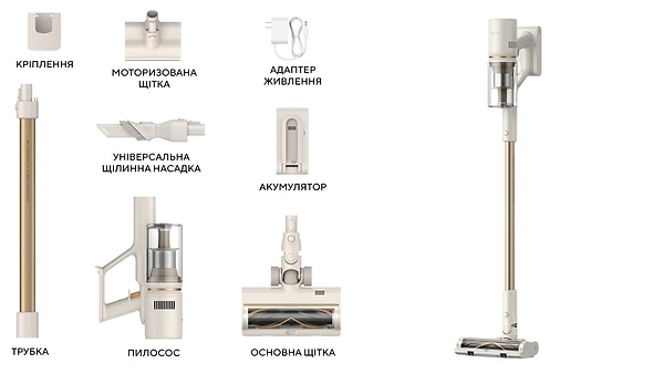 Фото - Уцінка - Пилосос ручний для дому Dreame Cordless Vacuum Cleaner U20 (VPV11A)