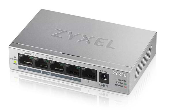 Фото - Коммутатор локальной сети (Switch) Zyxel GS1005HP-EU0101F Фото - Коммутатор локальной сети (Switch) Zyxel GS1005HP-EU0101F