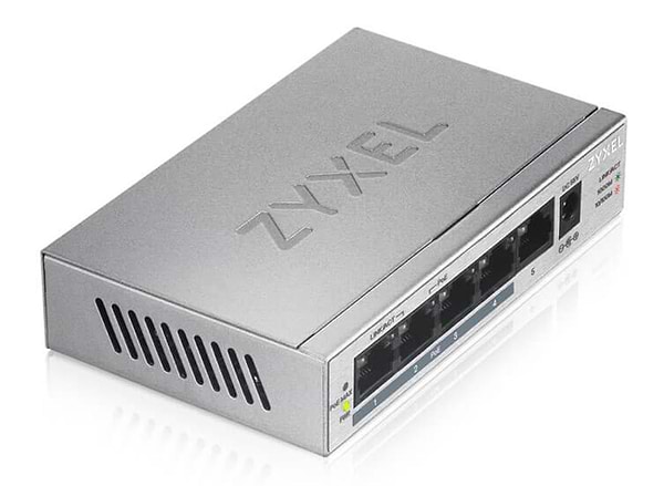 Фото - Коммутатор локальной сети (Switch) Zyxel GS1005HP-EU0101F