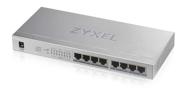 Фото - Коммутатор локальной сети (Switch) Zyxel GS1008HP-EU0101F