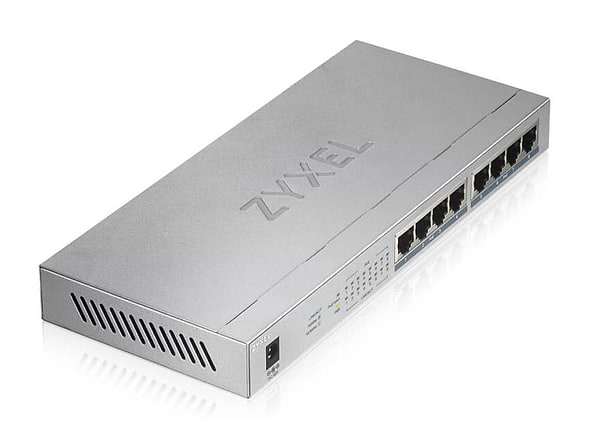 Фото - Коммутатор локальной сети (Switch) Zyxel GS1008HP-EU0101F