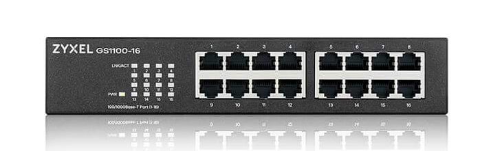 Коммутатор локальной сети (Switch) Zyxel GS1100-16 (GS1100-16-EU0103F) - Фото 1