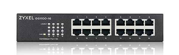 Фото - Коммутатор локальної мережі (Switch) Zyxel GS1100-16 (GS1100-16-EU0103F) Фото - Коммутатор локальної мережі (Switch) Zyxel GS1100-16 (GS1100-16-EU0103F)