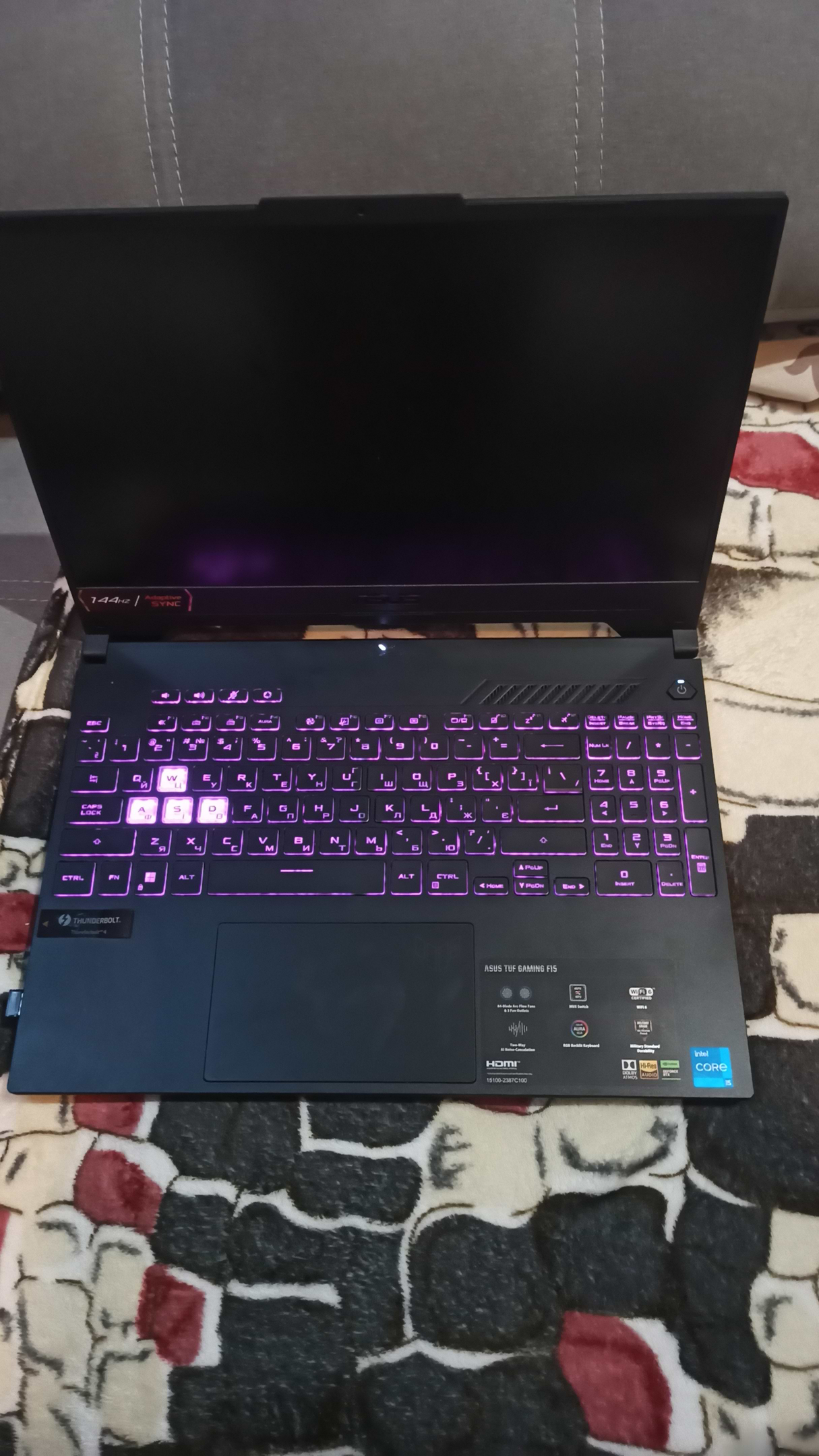 Asus Tuf Gaming F15 FX507ZC4-HN083 Mecha Gray купить ноутбук Асус Туф ...