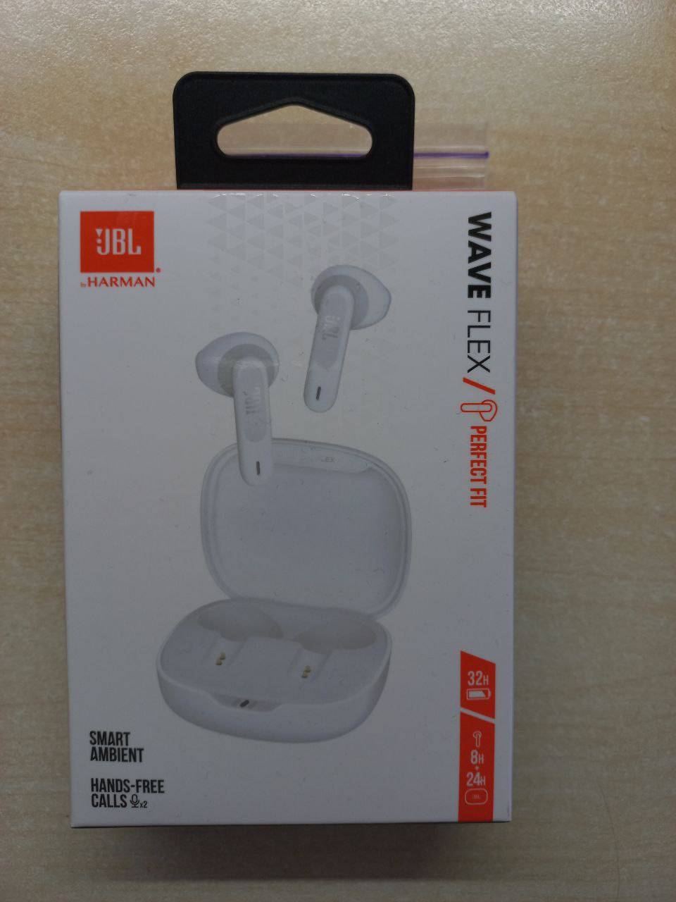 JBL Flex, Headphones, White, JBLWFLEXWHT