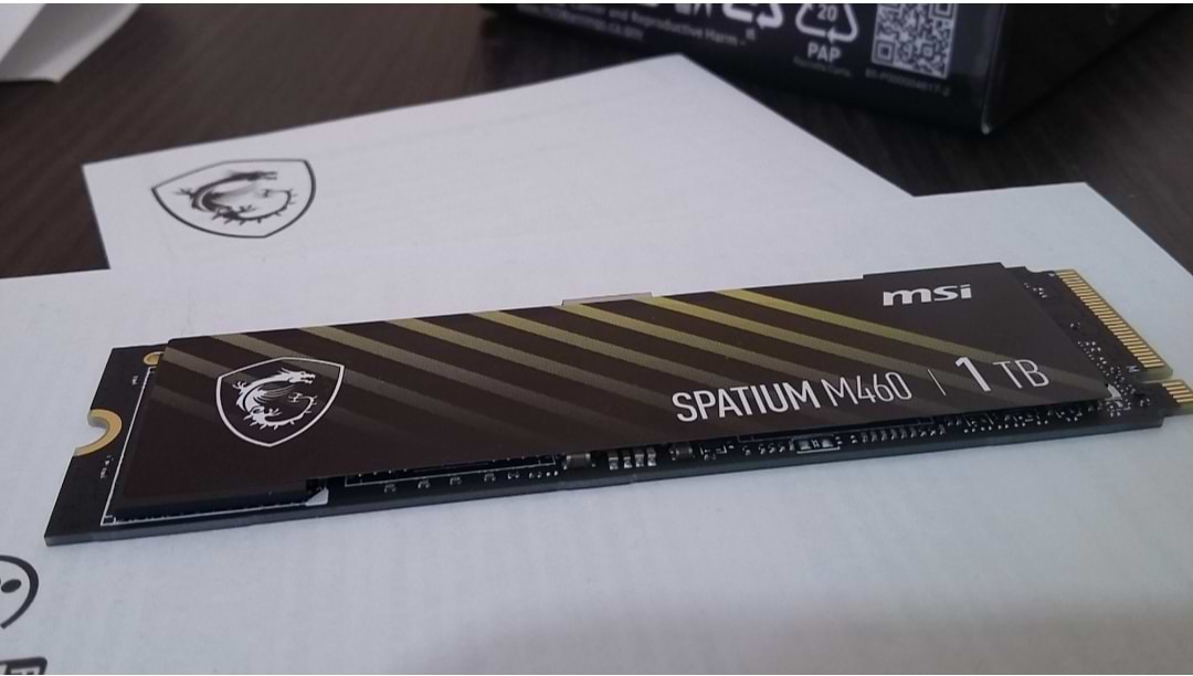 SSD-накопитель внутренний MSI Spatium M460 M.2 2280 1TB PCIe 4.0