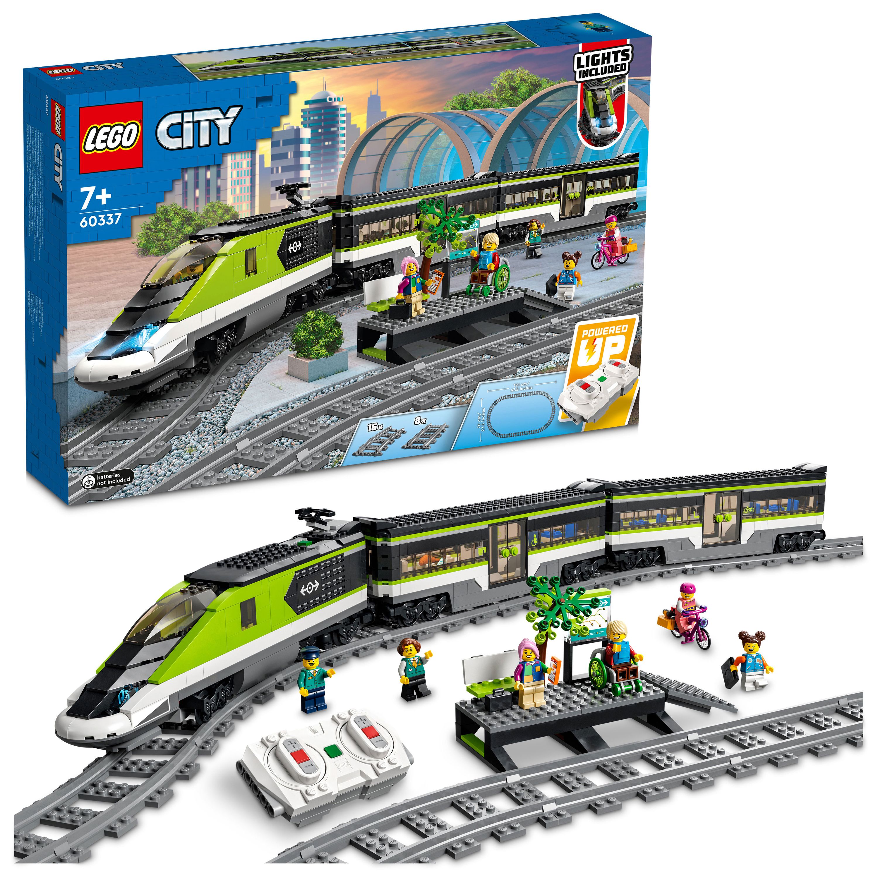 Конструктор LEGO City Trains Пасажирський потяг-експрес (60337) - Фото 1