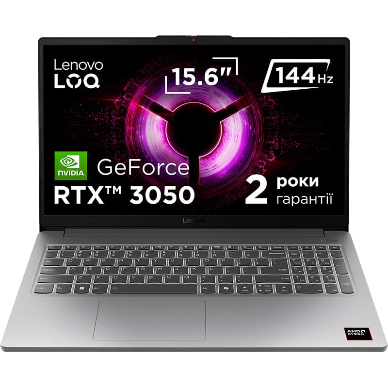 Ноутбук игровой Lenovo LOQ 15ARP10E (83S000EKRA) Luna Grey
