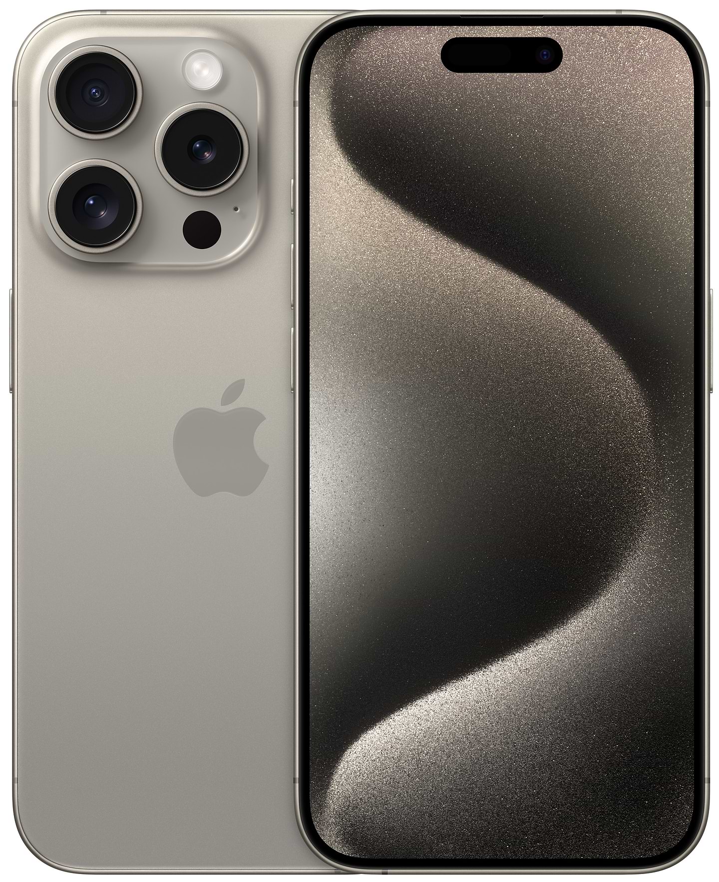 Смартфон Apple iPhone 15 Pro 128GB Natural Titanium (Відновлений, Ідеальний стан) e-SIM