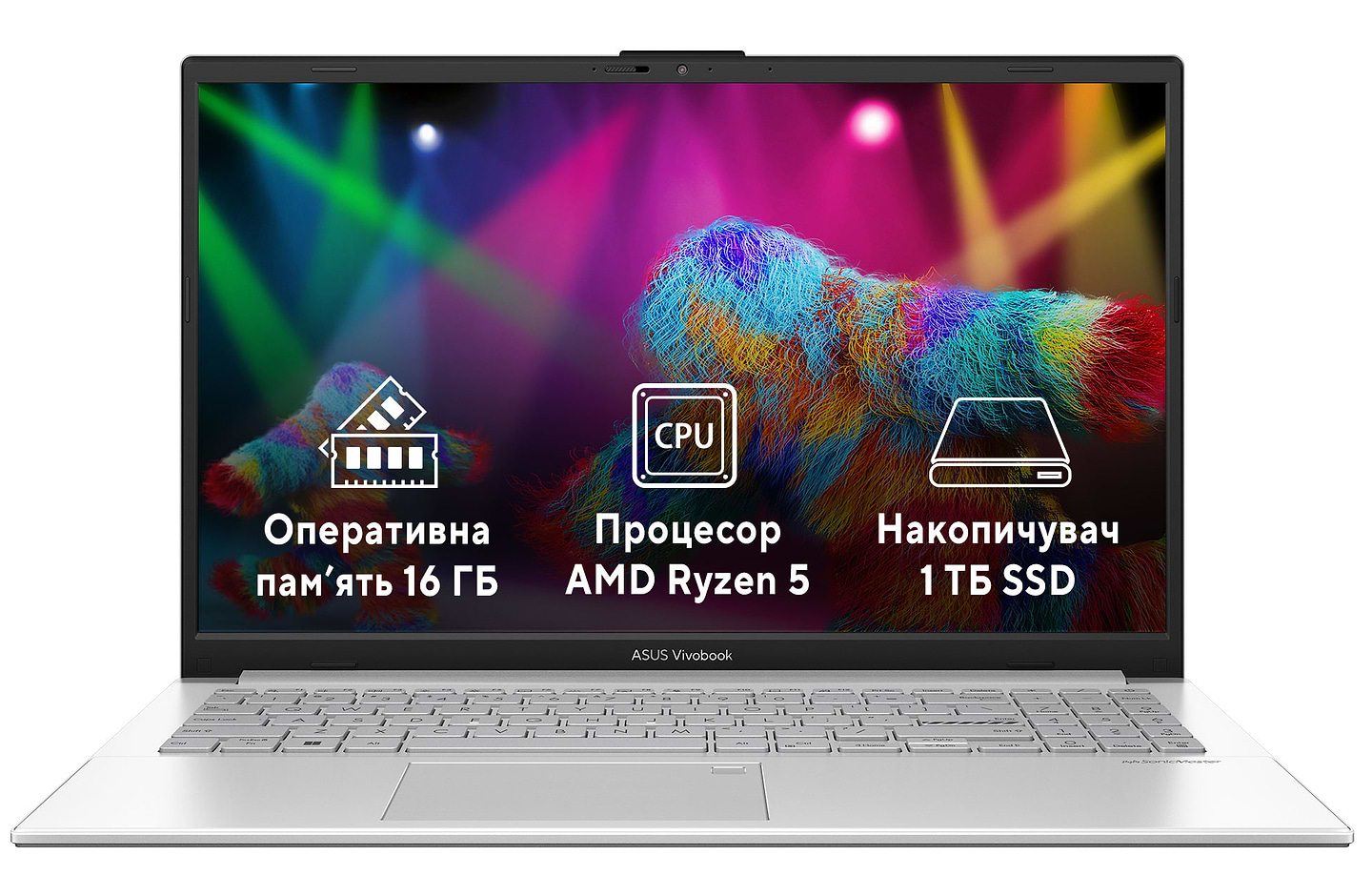 Ноутбук Asus Vivobook Go 15 E1504FA-BQ1197 Cool Silver - Фото 1