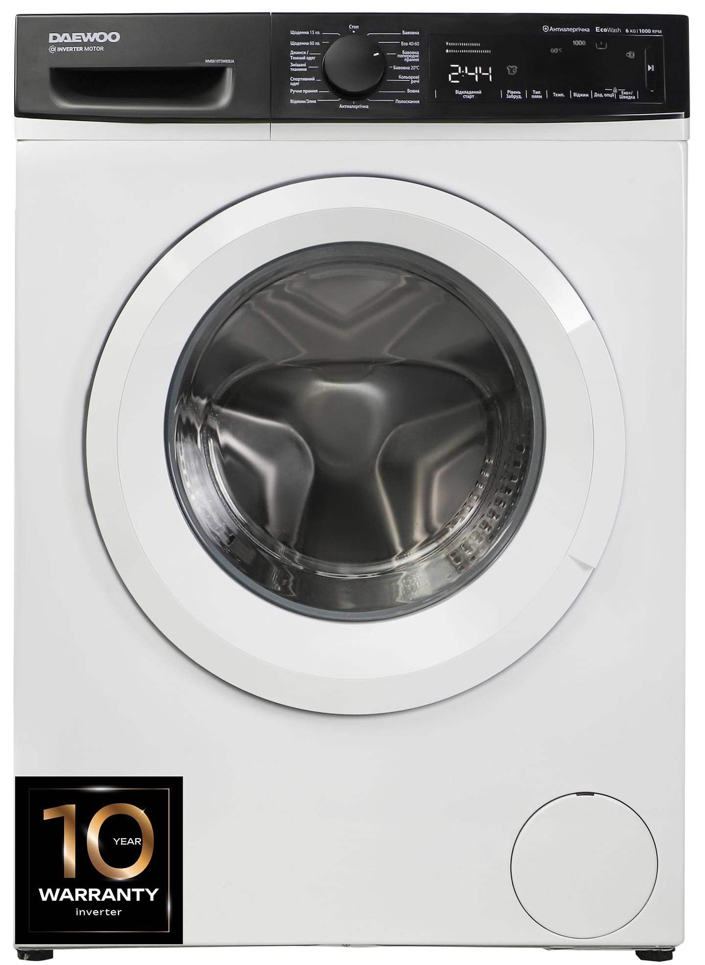 Купить Стиральная машина Daewoo WMS610T3WB5UA - Фото 1 Стиральная машина Daewoo WMS610T3WB5UA - Фото 1