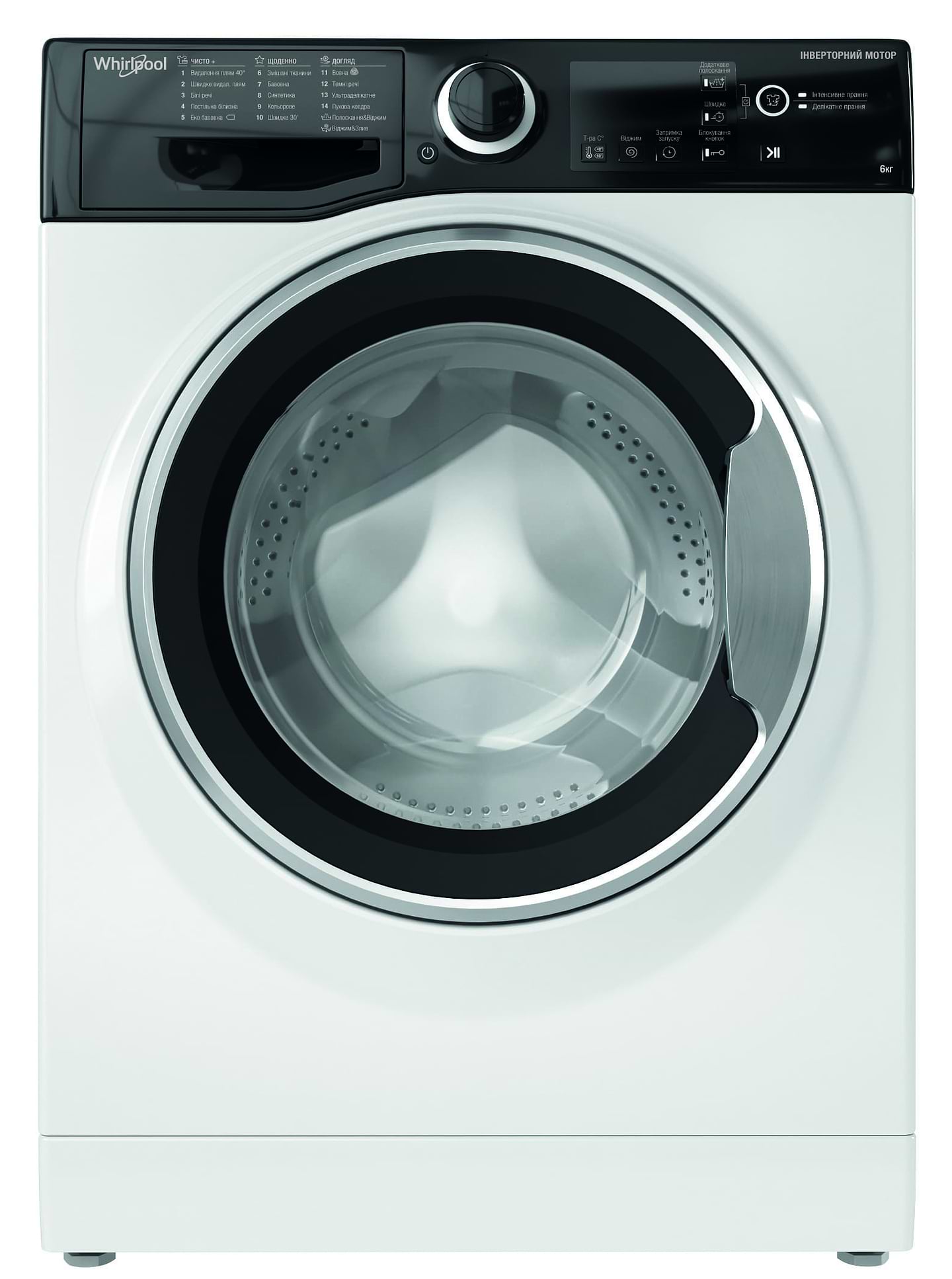 Пральна машина Whirlpool WRBSB 6228 B UA - Фото 1