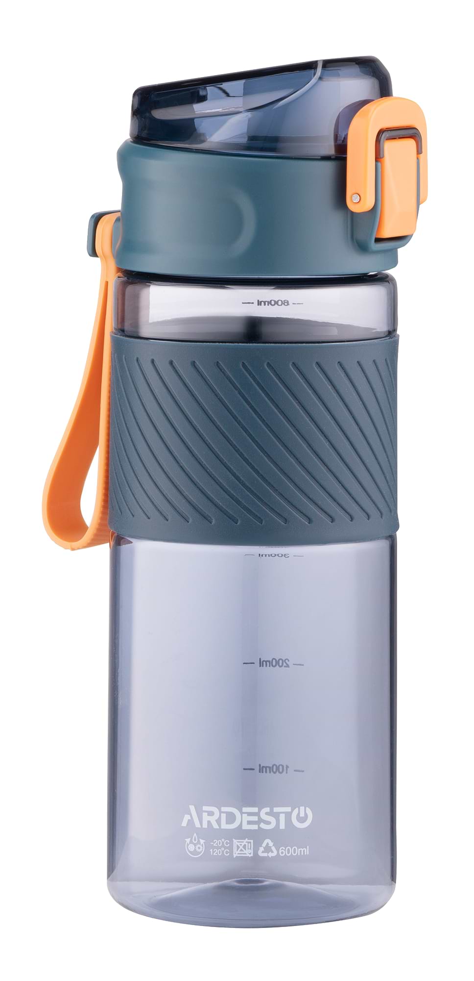 Бутылка для воды Ardesto Active 600 мл Dark Blue (AR2260PV) - Фото 1
