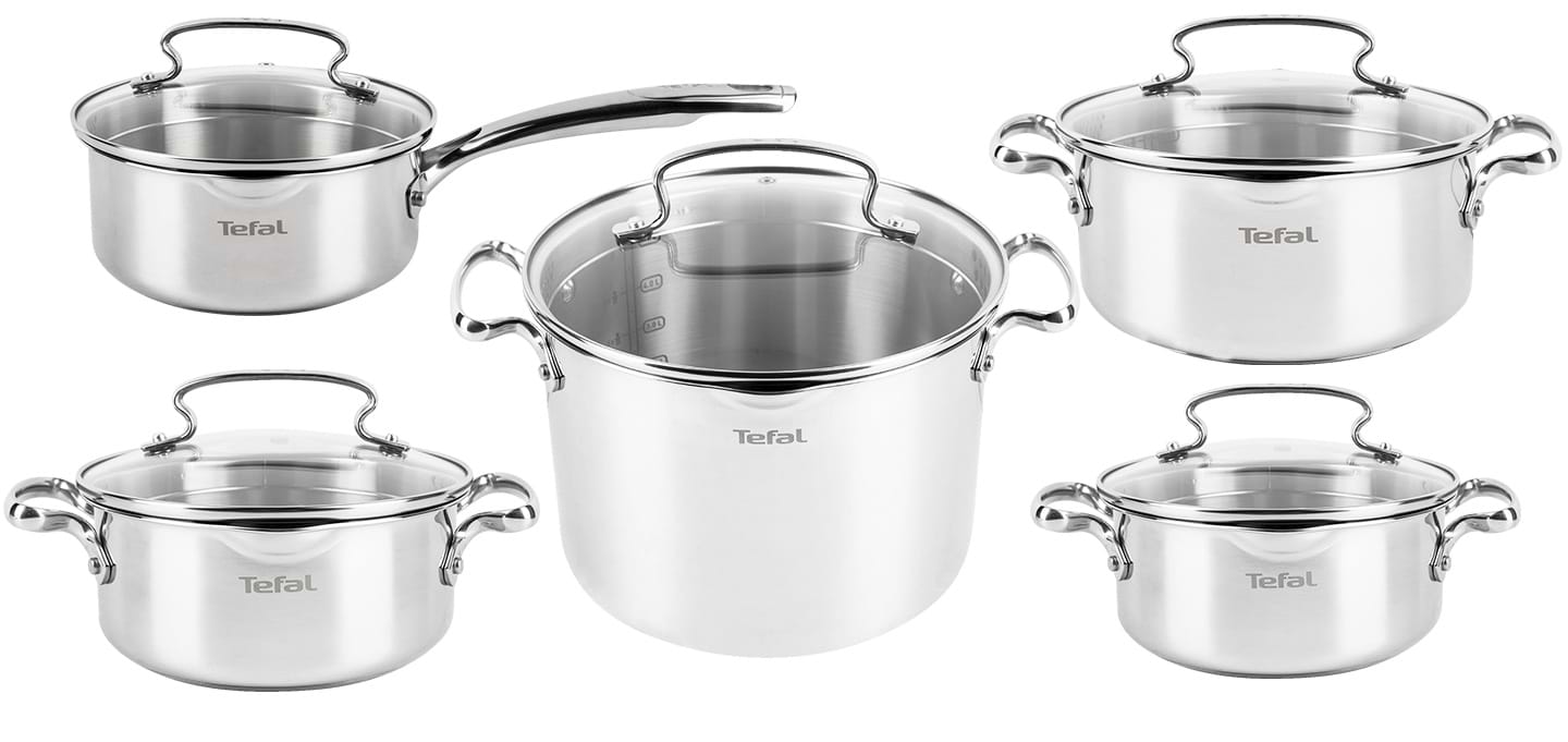 Набір посуду Tefal G719SA55 Duetto+ 10 пр - Фото 1