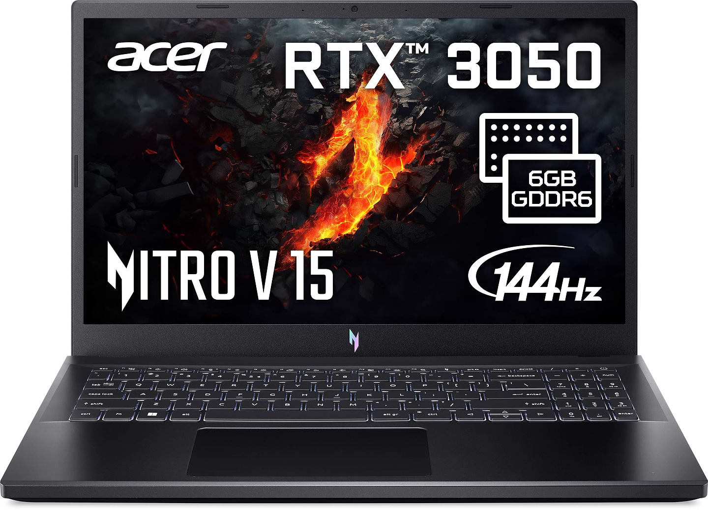 Ноутбук игровой Acer Nitro V 15 ANV15-51 (NH.QNCEU.00J) Black - Фото 1